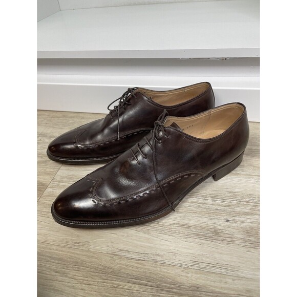 Gravati Men’s Brown leather Loafers Size 9.5 M